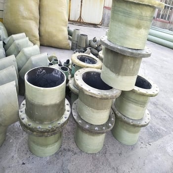 Üvegszálas FRP csőcsatlakozók: T-alakú, könyök, flanész variábilis átmérővel; Anyag: FRP; Működési hőmérséklet 0–150°C; Folyadék/gáz; Cső típus: egyéb nyomású csövek; Modell: testreszabott
