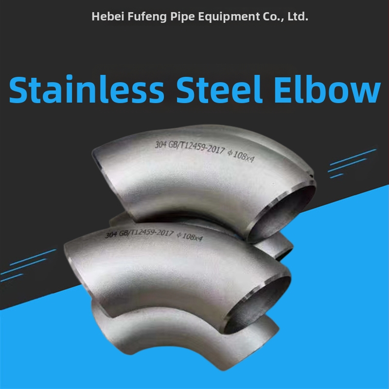 304 nerezová oceľ butt-weldovaný oblúk 90°, GB štandard BXG-010