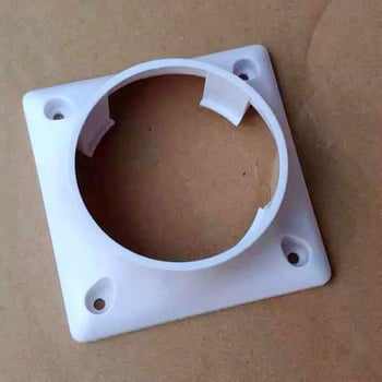 TZ-009 Szögletes típusú csőtisztító füsttisztító, PVC, csavaros csatlakozás, korrózióálló és nagy nyomásnak ellenálló