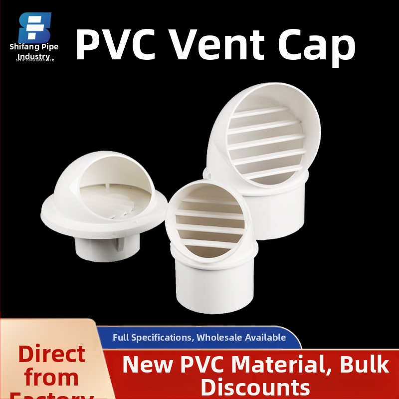 PVC dýchajúci kryt s integrovaným vývodom vzduchu, guľatý dažďový kryt, model 75/110/160/180/200