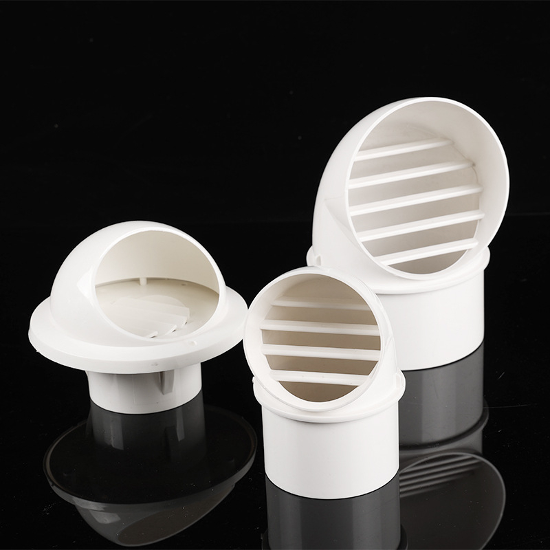 PVC dýchajúci kryt s integrovaným vývodom vzduchu, guľatý dažďový kryt, model 75/110/160/180/200