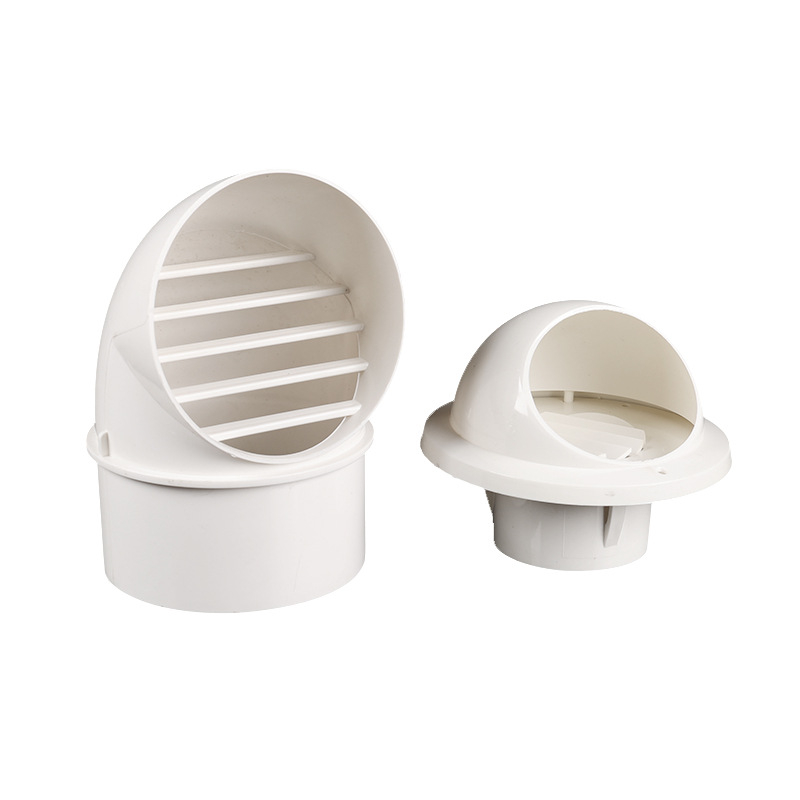 PVC dýchajúci kryt s integrovaným vývodom vzduchu, guľatý dažďový kryt, model 75/110/160/180/200