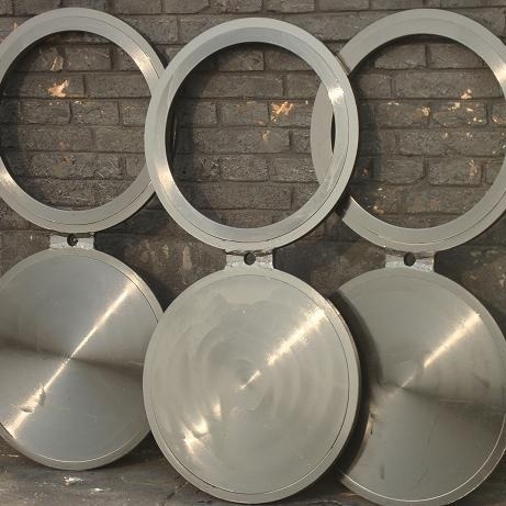 Zárólemez, szénacél és rozsdamentes acél (304/316/316L), vízszintes típus, csavaros csatlakozás, DN15–DN1200, magas nyomásállóság