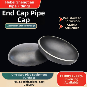 Rúrkový koncový uzáver s polguľovou hlavou, uhlíková oceľ, DN20-DN2200, odolnosť voči korózii a vysokému tlaku