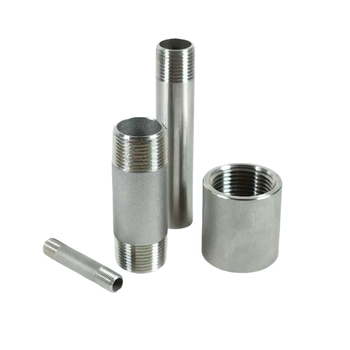 Pozinkovaná dvojstranná predlžovacia tyč s vonkajším závitom, model DN15–DN100, uhlíková oceľ, hrúbka steny 3 mm, značka Smooth Wind