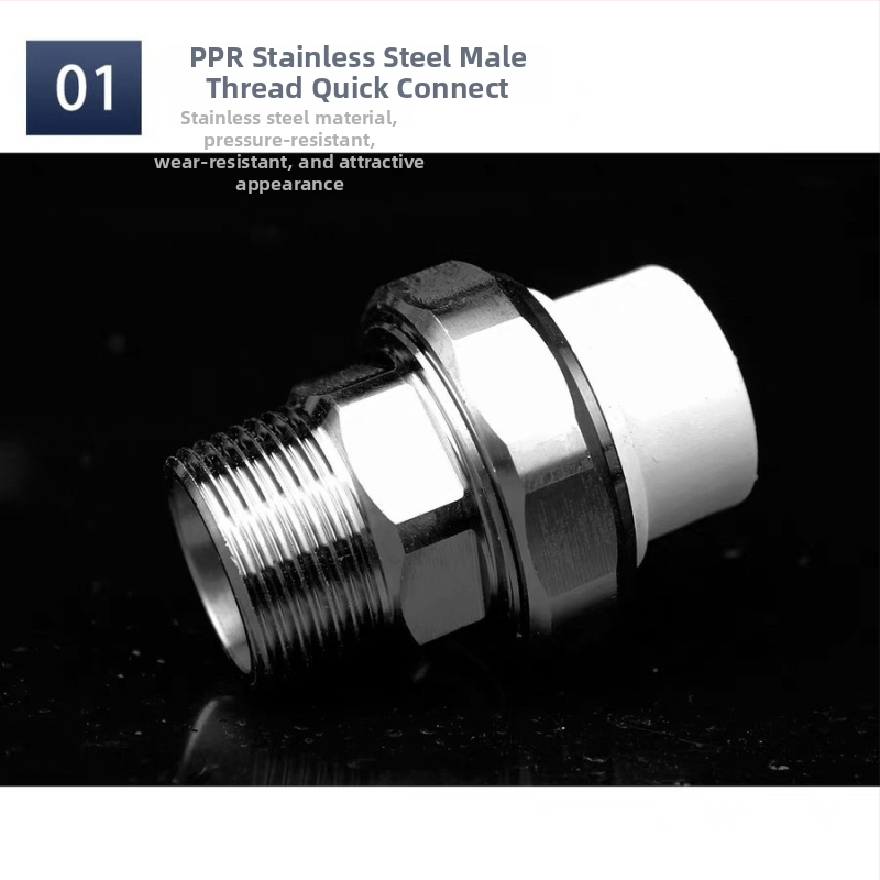 Nerezová oceľová spojka pre PPR s vnútornými a vonkajšími závitmi, model 20-32, značky Aojie, národný štandard