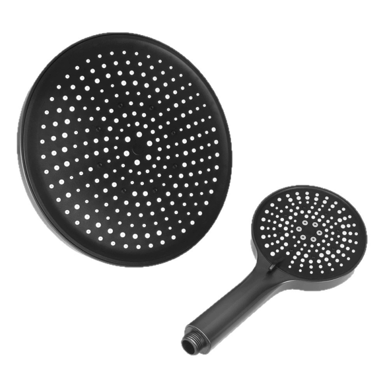 Set tuša s ručnim i gornjim tušem - ABS, okretan, podesiv, kišni tuš, visoki tlak