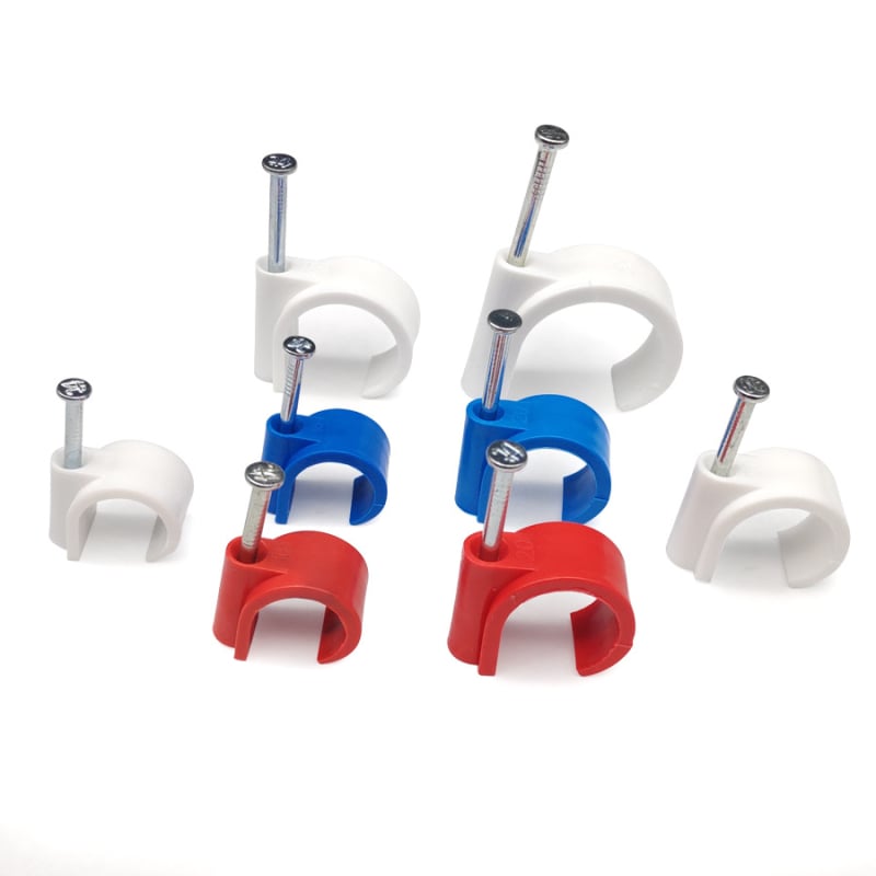 PVC тръбен държач с кука – модел 45872, материал PVC, диаметри 16/20/25/32, дебелина на стената 2, класа Superior