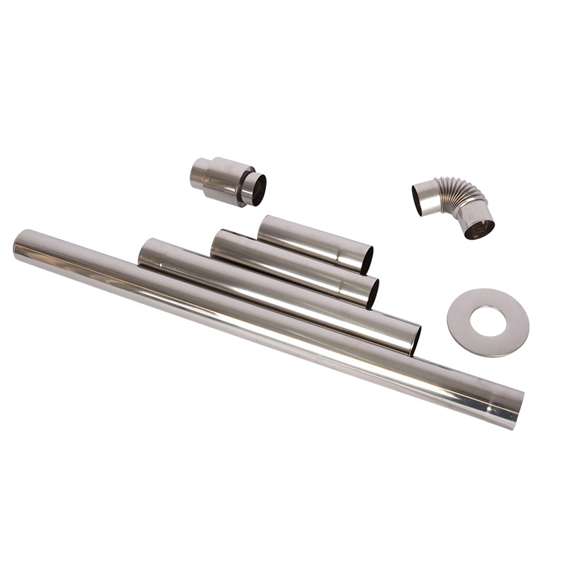 Gázvízmelegítő kipufogócső, rozsdamentes acélból, Kaipeng modell 60, falvastagság 0,24 mm, osztály 1