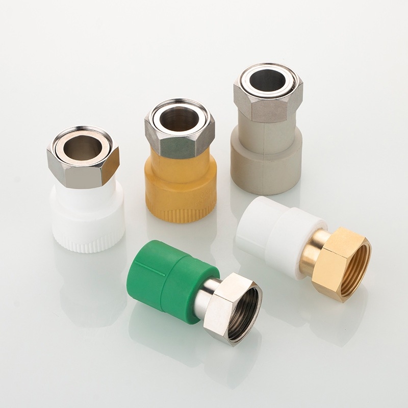 Jincai PPR spoj za bojler s bijelim bakrenim poklopcem, kutni spoj 20–32 mm