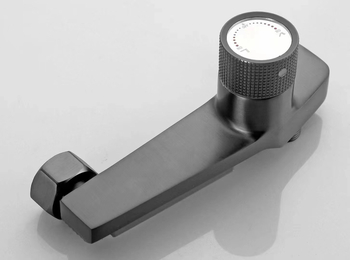 Trostruki ugradbeni bakreni miješalica za kadu s keramičkom jezgrom ventila i elektroplakiranim završnim slojem, 0–100 °C