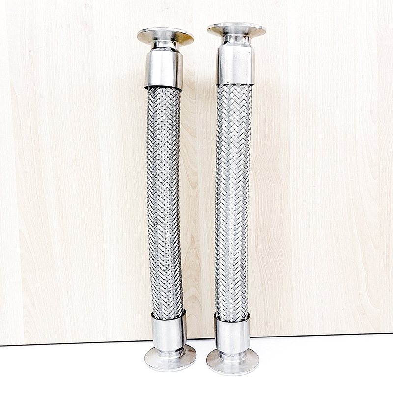 Sanitarni nehrđajući čelični brzo-spojni crijevo, model Quick-loading hose; Materijal: nehrđajući čelik; Klasa: sanitarna; Debljina zida: 1.5-2 mm