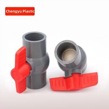 PVC kuglasta ventil, navojni spoj, plastične vodovodne cijevi, veličine 20,25,32,40,50,63,75,90,110