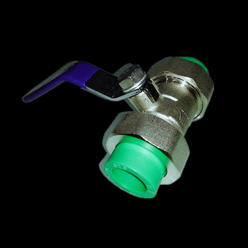 Rifeng bakreni kuglasti ventil, kompatibilan s PPR cijevima, dvostruko toplo zavarivanje, Ø20 mm, model 441, debljina stijenke 0,28 mm