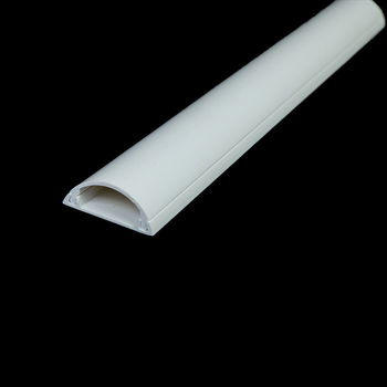 Samoljepljivi prozirni PVC kabel kanal s polukružnim oblikom, debljina zida 0,2 mm, modeli 2/3/5/6/7.