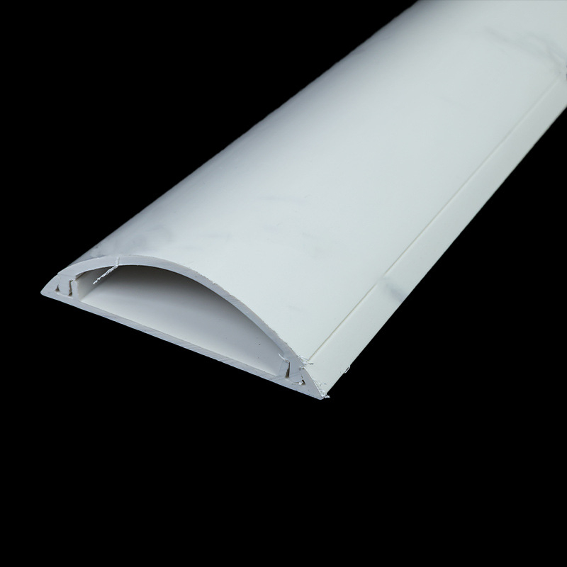 Samoljepljivi prozirni PVC kabel kanal s polukružnim oblikom, debljina zida 0,2 mm, modeli 2/3/5/6/7.