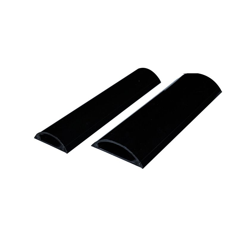 Samoljepljivi prozirni PVC kabel kanal s polukružnim oblikom, debljina zida 0,2 mm, modeli 2/3/5/6/7.