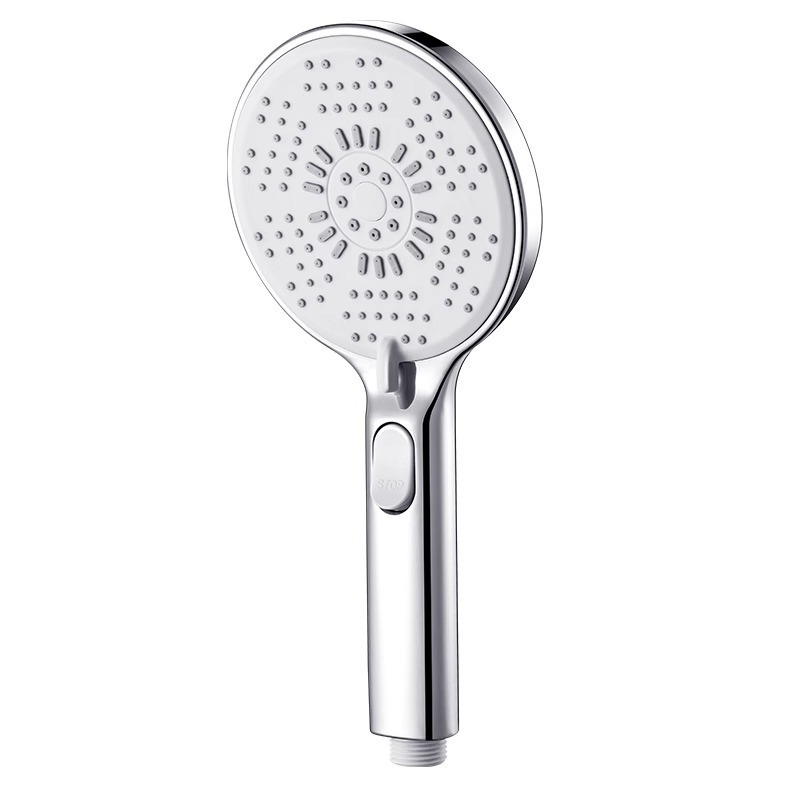 Set glavice tuša i špage s pojačalom mlaznice – ABS, izravna montaža, 0–80°C, 0,6 MPa, tlakovni kišni tuš