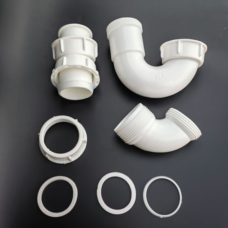 Kutni odvod za drez - vodonepropusan, otporan na miris, anti-zagušenja, visok protok, plast DS216, debljina zida 2 mm