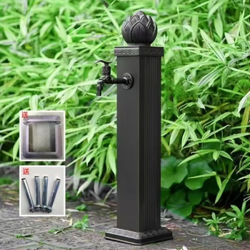 Vonkajší zvislý kohútik na horúcu vodu, jednorozmerná konštrukcia, keramický diskový ventil