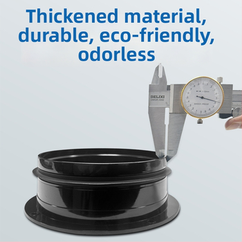 PVC prírubový spoj pre ventilačné potrubie, skrutkové pripojenie, vysoká tlaková odolnosť, model 110/160