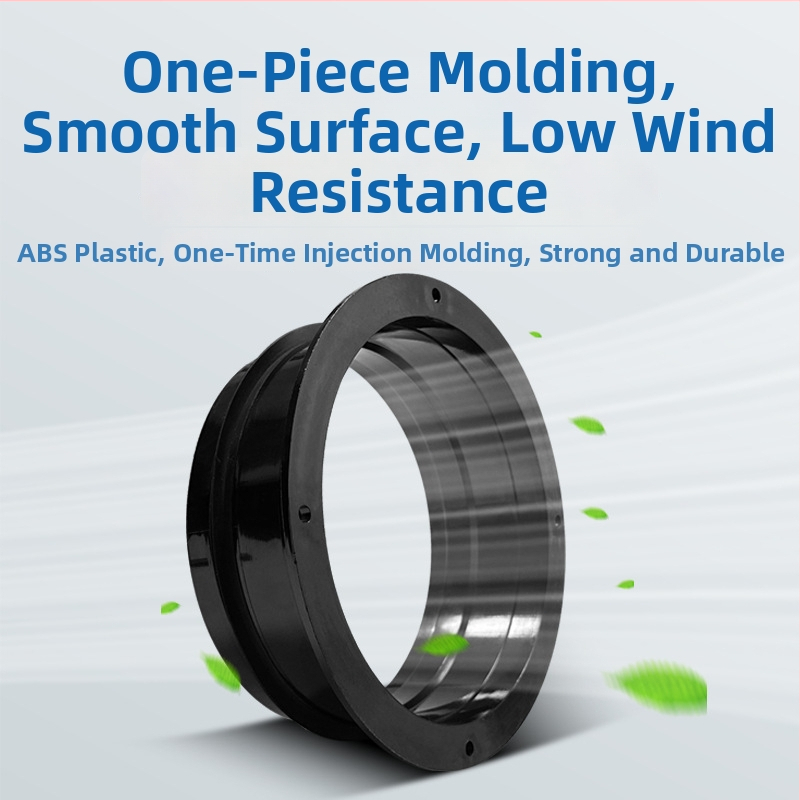 PVC prírubový spoj pre ventilačné potrubie, skrutkové pripojenie, vysoká tlaková odolnosť, model 110/160