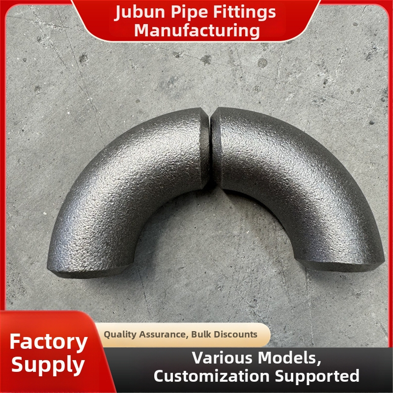 Koleno, U-tvar krátkeho radiusu, 180°/90°/45°, uhlíková oceľ, hrúbka steny 3 mm, hrúbka rúry 3 mm