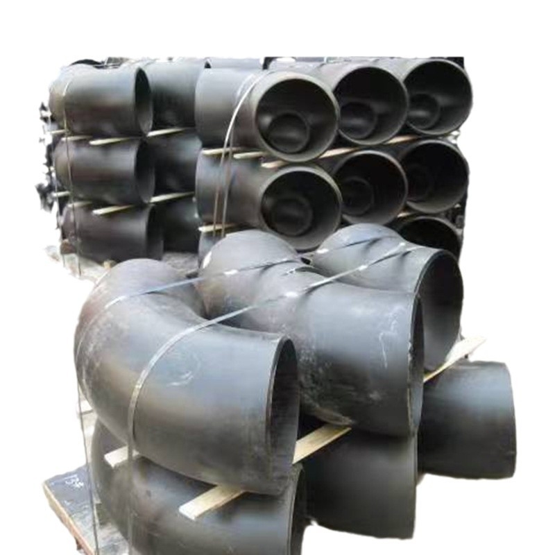 Nerezové oceľové koleno, lisované a zvárané, 90°, hrúbka steny 5 mm, GB/T12459-2017, DN100