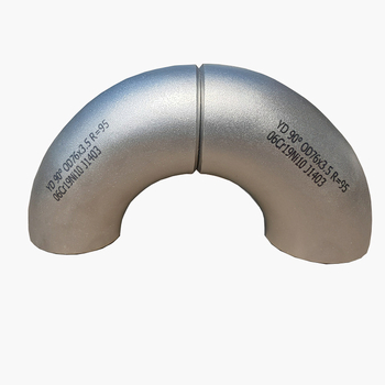 Nerezový uhlový spoj, 90°, dlhý radius, národná norma, odolný voči korózii