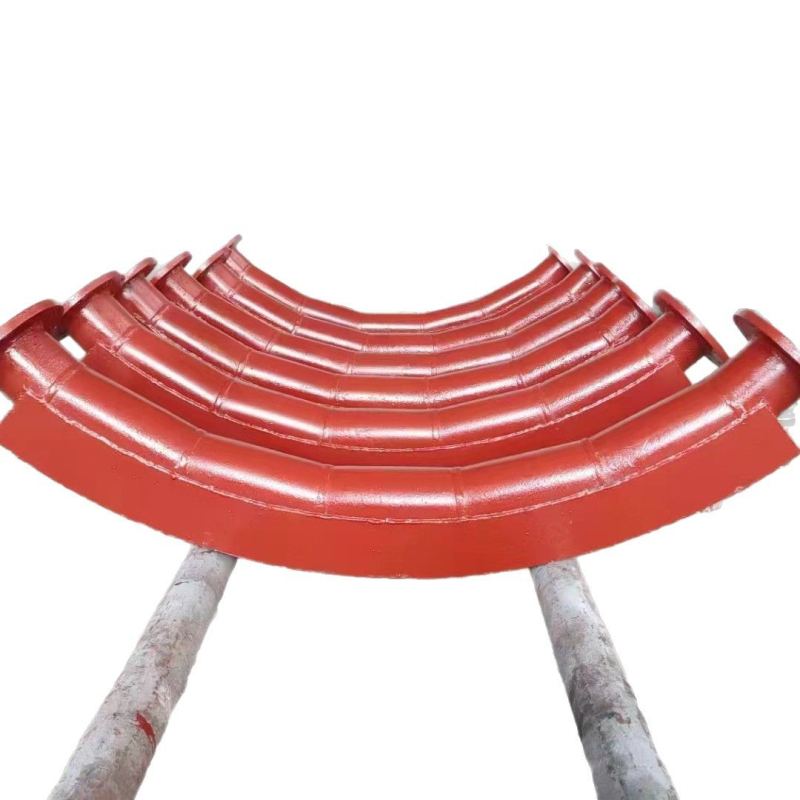 Keramický kompozitný koleno potrubia, materiál: keramika z oxidu hlinitého, norma GB/T12459, hmotnosť 10 kg, špeciálne vlastnosti: vysoká tlaková odolnosť; odolnosť voči korózii; dobrá elasticita