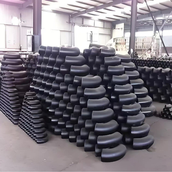 Oceľové koleno 90° z uhlíkovej ocele, zvárané pripojenie, DN15-DN4000, norma 12459