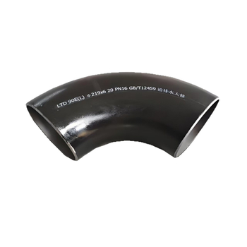 Oceľové koleno 90° z uhlíkovej ocele, zvárané pripojenie, DN15-DN4000, norma 12459