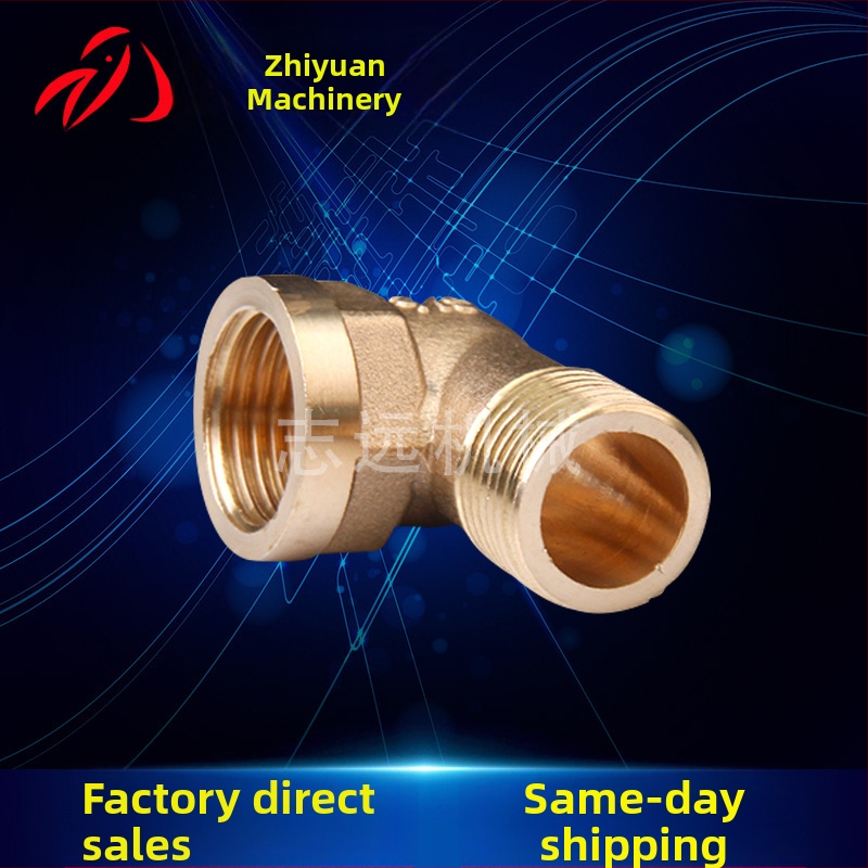 Meďový uhlový spoj s vnútorným a vonkajším závitom, model TWT-002, hrúbka steny 2, vysoká tlaková odolnosť