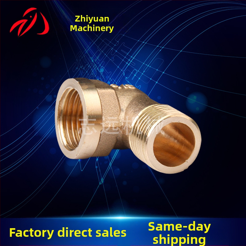 Meďový uhlový spoj s vnútorným a vonkajším závitom, model TWT-002, hrúbka steny 2, vysoká tlaková odolnosť