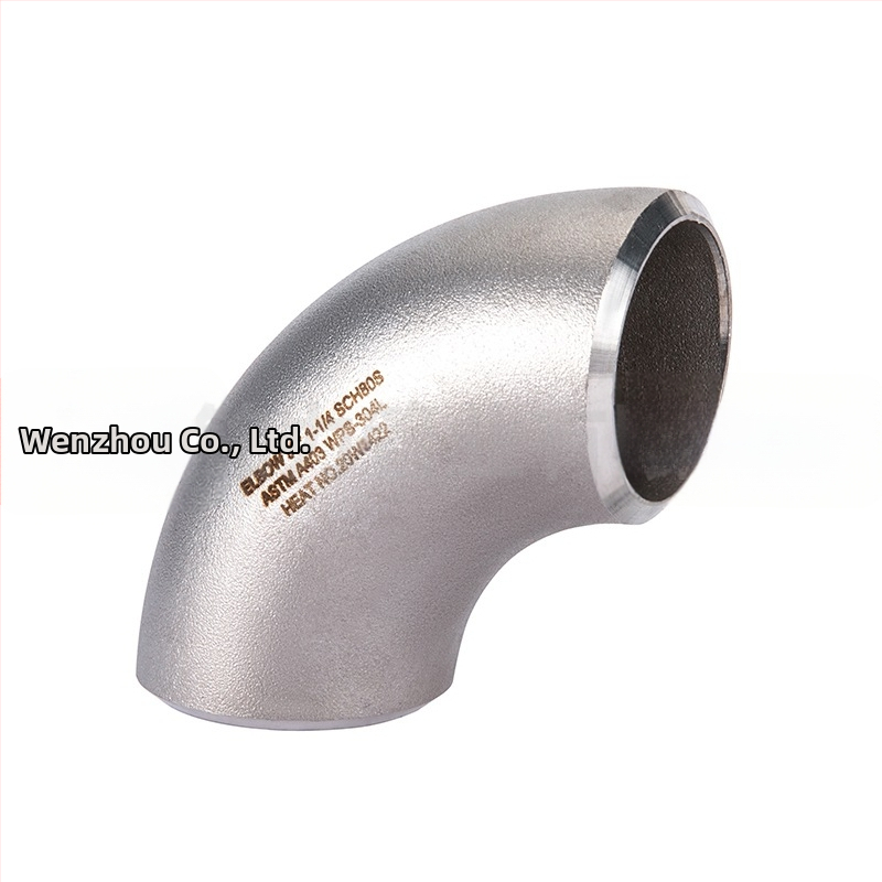 Nerezové koleno 90°, zvárané, kované, priemyselnej triedy, GB12459-2005