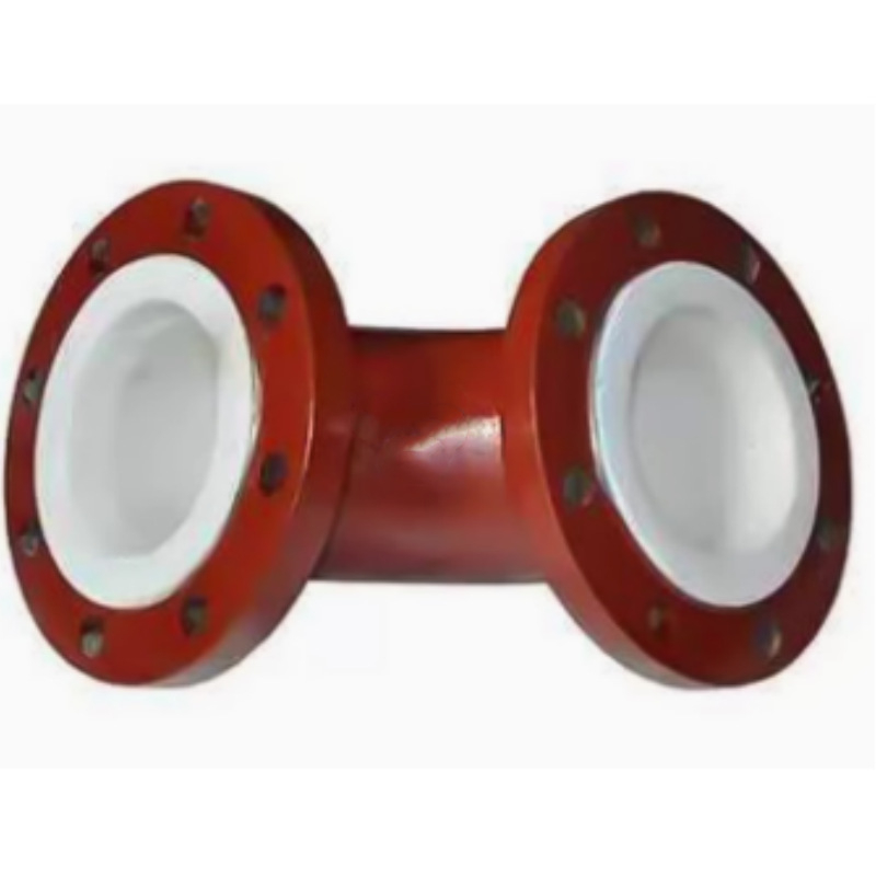 Uholový spoj z uhlíkovej ocele, PTFE vnútorné potiahnutie, hrúbka steny 2, model 10