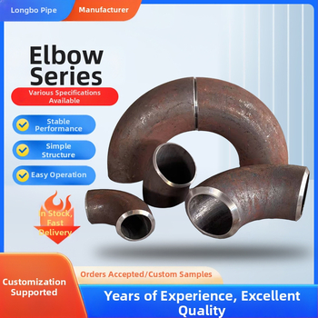 Koleno potrubia (Oceľ s uhlíkom; Tenkosť steny 3–30 mm; GB/T12459; Prvá trieda; butt weld)