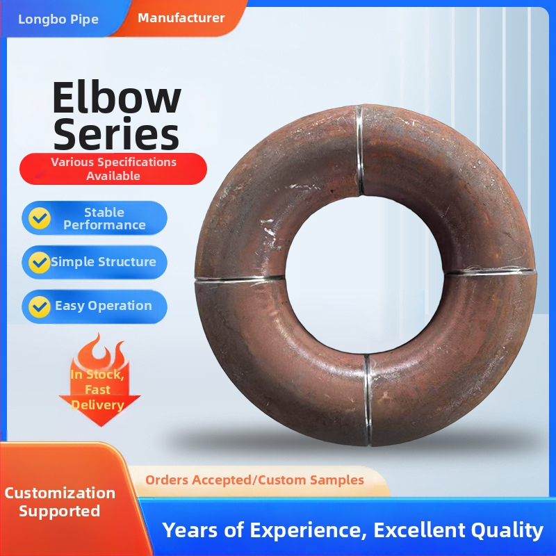 Koleno potrubia (Oceľ s uhlíkom; Tenkosť steny 3–30 mm; GB/T12459; Prvá trieda; butt weld)