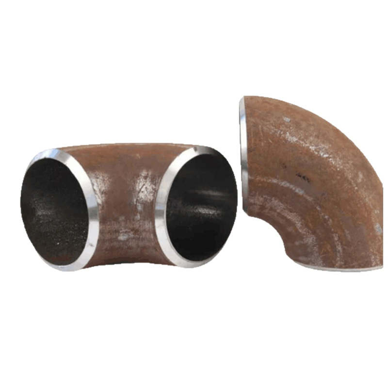 Ohyb z uhlíkovej ocele pre zváranie, butt-weld spoj, 90°/180° uhly, dobrá elasticita, odolnosť voči korózii a vysokému tlaku