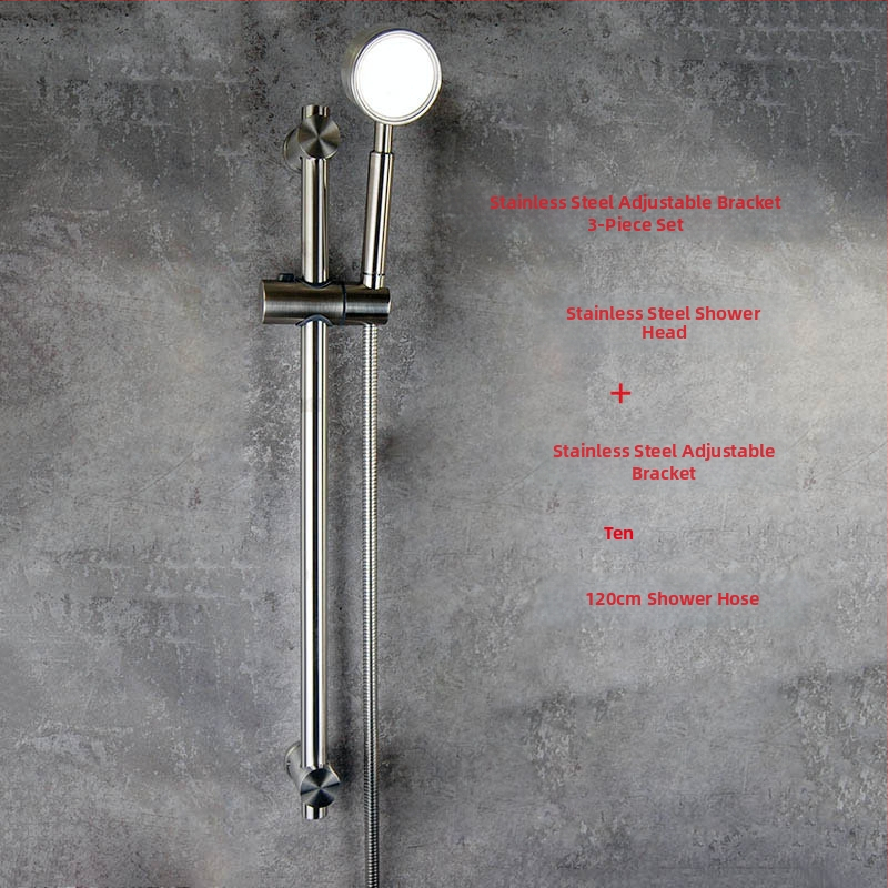 Nerezový sprchový miešací ventil s otvorenou montážou, keramická disková vložka, 0-100°C, 1.6 MPa, závitové pripojenie