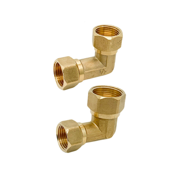 Meďový koleno spojka s dvojitou vnútornou a vonkajšou závou pre potrubie ohrievača vody, vysoká tlaková odolnosť