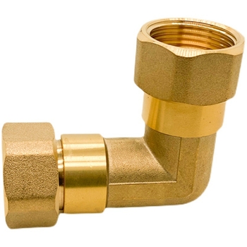 Meďový koleno spojka s dvojitou vnútornou a vonkajšou závou pre potrubie ohrievača vody, vysoká tlaková odolnosť