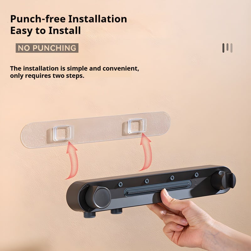 Rain tuš set, bakrena konstrukcija, jednostavan i elegantan dizajn.