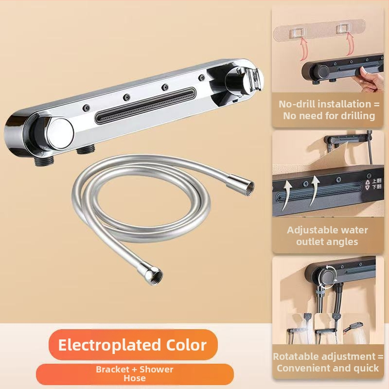 Rain sprchový set, meďová konštrukcia, jednoduchý a elegantný dizajn.