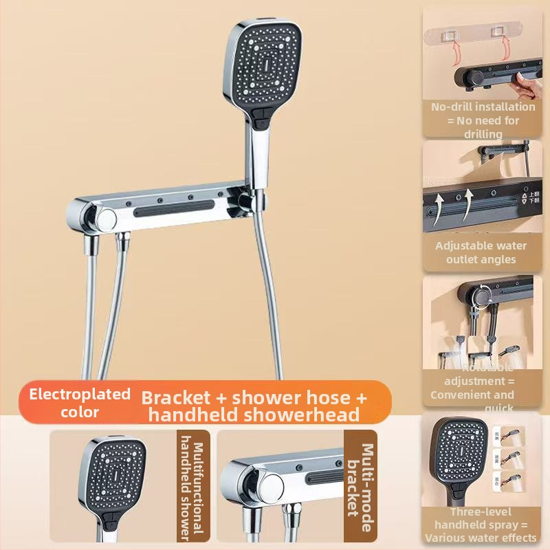 Rain sprchový set, meďová konštrukcia, jednoduchý a elegantný dizajn.