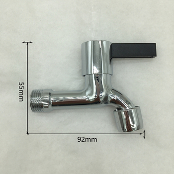 Zidni mješalica za mop umivaonik, jednoručni upravljanje, cinkova legura, elektroplatiranje, model XKS-1203DD