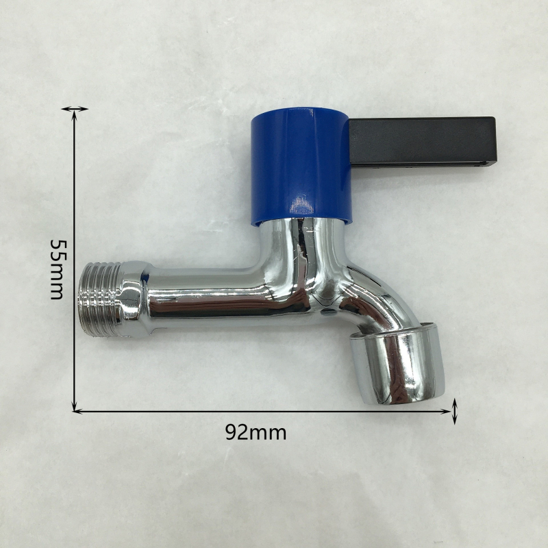 Zidni mješalica za mop umivaonik, jednoručni upravljanje, cinkova legura, elektroplatiranje, model XKS-1203DD
