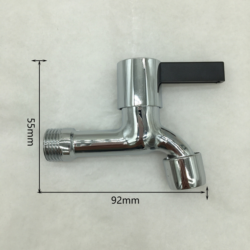Zidni mješalica za mop umivaonik, jednoručni upravljanje, cinkova legura, elektroplatiranje, model XKS-1203DD