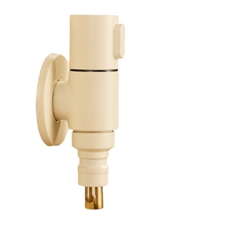 Mesingani kutni ventil za perilicu rublja, keramički disk ventila, 2 cm ulaz/izlaz, jedini hladni vodovod