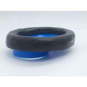 WC-fali tömítőgyűrű állító - 3-5 cm elmozdulás; Anyag: műanyag + gumi; Telepítés